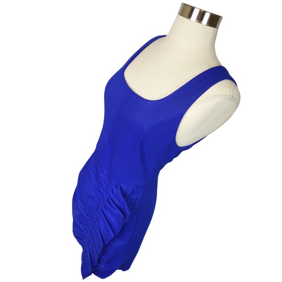 Adelyn Rae Royal Blue Ruffled Mini Dress - Picture 3 of 6